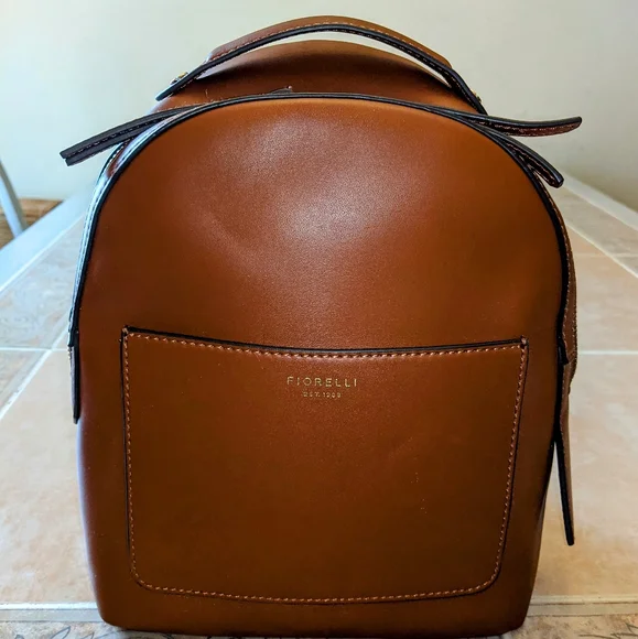 Fiorelli Brown Leather Backpack Isla Mini Backpack | Tan Brown – Fiorelli.com main image 3